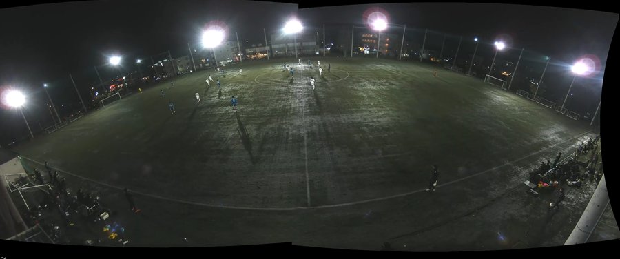 Panoramic view - Night match